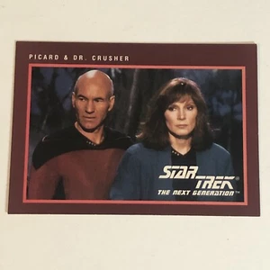 Star Trek The Next Generation Trading Card Vintage 1991 #290 Patrick Stewart - Foto 1 di 2