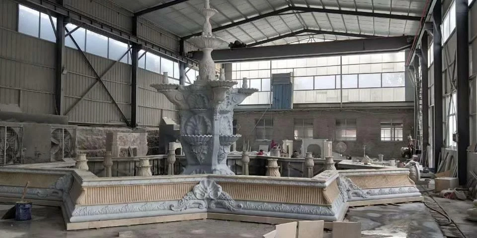 INCREÍBLE FUENTE MONTAÑOSA TALLADA EN MÁRMOL ESTILO VICTORIANO PALACIO - MFSW2 Foto 1 de 1