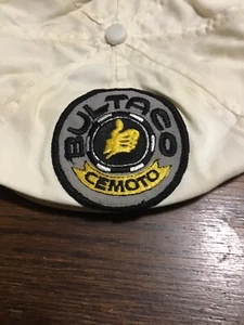 RARE Vintage 70s BULTACO Motocross, Flat Track Dealer Promotional Gatsby Cap. - Picture 1 of 7