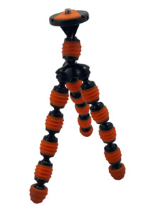 Caltar Universel Spider Gorille Pod Mini Flexible Trépied 832, Orange