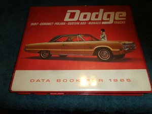 1965 DODGE CAR & A-100 TRUCK DEALER SHOWROOM SALES ALBUM / ORIGINAL DATA BOOK - Picture 1 of 12