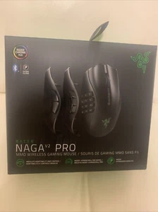 New in box Razer Naga V2 Pro MMO Wireless Gaming Mouse - RZ01-04400100-R3U1 - Photo 1/2