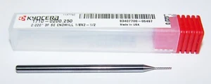 #76 (.0200") CARBIDE END MILL 3 FLUTE MICRO LONG KYOCERA 1710-0200.250 - Picture 1 of 2