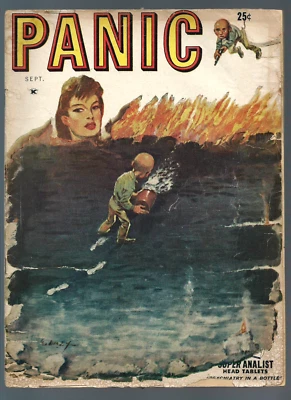 PANIC VOLUME 1, #2 SEPTEMBER 1958 HUMOR MAGAZINE -- SCI-FI & HORROR PARODIES - Image 1 of 4