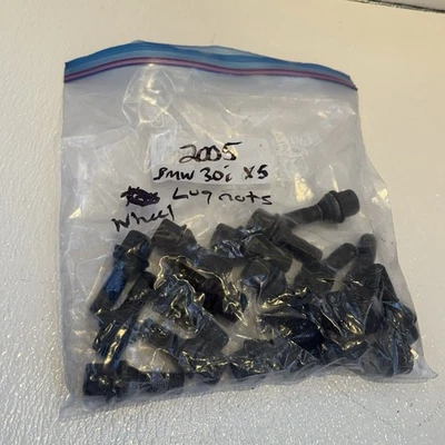 BMW X5 2005 juego de tuercas de llanta X19 OEM Foto 1 de 4