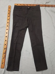 Brooks Brothers Pants Womens Sz 10 Brown Riding Chino Stretch Cotton Twill - Picture 1 of 15