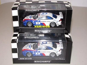 05 WINNERS 24H Nürburgring BMW M3 GTR LamySaidMüller 2x 1/43 Minichamps FREEship - Picture 1 of 19