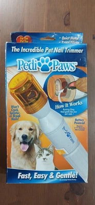 Pedi Paws Pet Nail Trimmer Won't Crack Splinter Or Break Nails NEW - Image 1 of 4