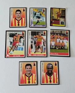 Lote x 8 pegatinas Partick Thistle 2004 SPL Premier League escocesa - Imagen 1 de 2