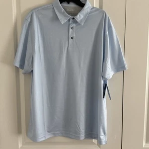 Nueva Camisa de Vestir Informal Etonic Performance Polo Azul XL Golf - Imagen 1 de 6