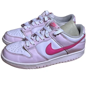 Nike Dunk Low Triple Pink Sneakers DH9765-600 GS Size 6 Youth - Picture 1 of 11