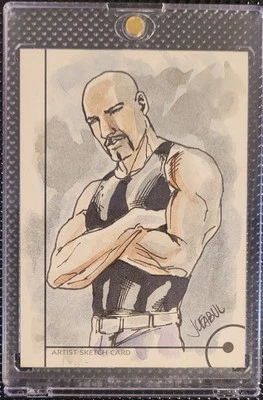 Marvel Luke Cage Artist Sketch Card 1 Of 1!! - Image 1 of 2