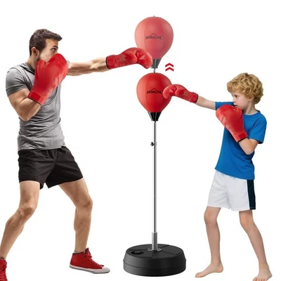 Boxsack Stehend Kinder Punchingball Boxbirne Standboxsack Erwachsene Verstellbar - Bild 1 von 4