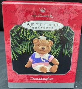 Hallmark Keepsake Ornament 1998 Granddaughter Vintage - Picture 1 of 4