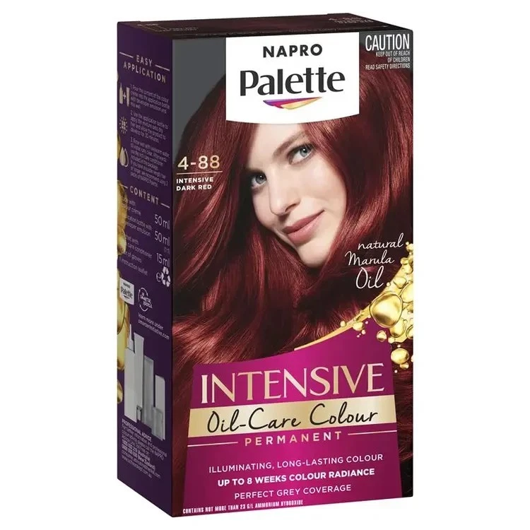 Napro Palette Crema Intensiva Permanente Tinte Rico Duradero 4.88 Intensivo Rojo Oscuro Foto 1 de 1