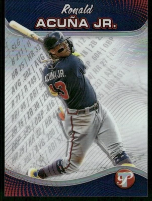 2024 Topps Pristine #PP-17 Ronald Acuña Jr. Pristine Production - Image 1 of 2