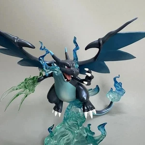 18CM Pokemon Pika Charizard Action Figure Black Charizard Anime Figurine PVC - Picture 1 of 6