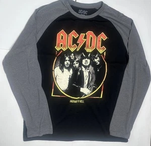 ACDC Shirt Konzert Highway to Hell Grafik Langarmshirt Raglan Medium - Bild 1 von 5