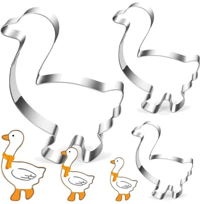 Keksausstecher Gans, Plätzchen Ausstecher, Edelstahl, Weihnachten, Kinder, Sa... - Bild 1 von 4