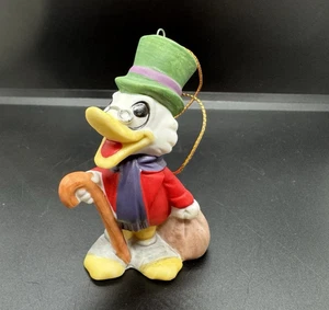 Scrooge McDuck 3" 1983 Adorno de Navidad Japón Walt Disney Cuento de Navidad - Imagen 1 de 5