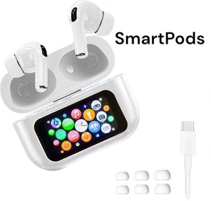 ANC+ENC Touch Screen in Ear Bluetooth Earphones, Compatible with iPhone/Android - Zdjęcie 1 z 5