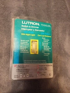 New Lutron TG-603PNLH-IV TOGGLER Switch And Sliding Dimmer! - Picture 1 of 8