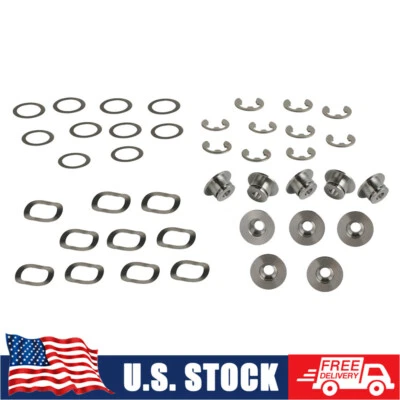 Kit de bobinas de disco de freno de aleación de titanio con juego de circlips universales para motocicletas Foto 1 de 4