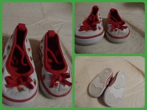 INFANT TODDLER BABY GIRL SIZE 4 GYMBOREE BURST OF SPRING SHOES STRAWBERRY SUMMER - Picture 1 of 1