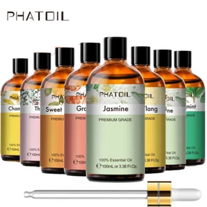 Ätherische Öle 100 ML -Rein Naturrein Aromatherapie Duftöl für Diffuser,Massage - Bild 1 von 47