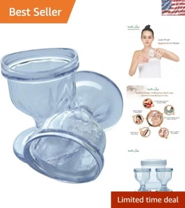 Transparent Eye Wash Cups with Storage Container - 2 Pcs for Easy Eye Care - Picture 1 of 11
