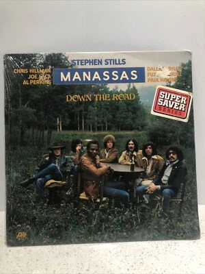 Stephen Stills *Manassas *Down The Road *LP record *VG/VG *SD7250 *1973 Atlantic - Image 1 of 2