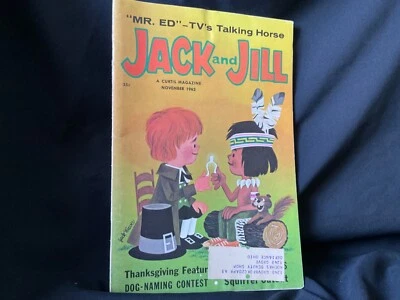 Vintage Jack and Jill Magazine Nov 1962……Thanksgiving - Image 1 of 4