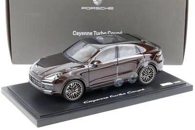 1:18 NOREV Porsche Cayenne Turbo Coupè Mogano Con Display Dealer Version - Immagine 1 di 4