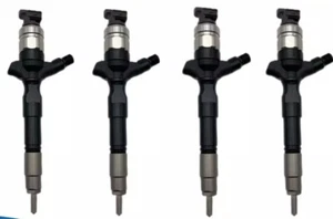 4pcs 23670-09070 Fuel Injector 095000-5921 Nozzle For DENSO Toyota Hiace Hilux - Foto 1 di 5