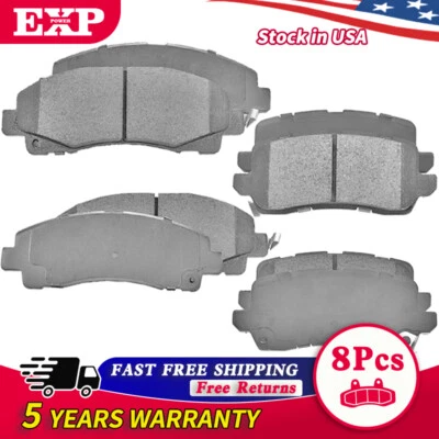 Front Rear Ceramic Brake Pads Kit For 2015 2016 2017 2018 2019 2020 Acura TLX - Изображение 1 из 4