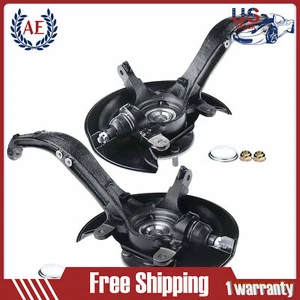 Front Left &Right Steering Knuckle For 2003-07 Honda Accord EX LX 2.4L 2354CC - Picture 1 of 9