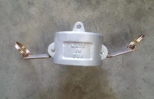 PT Coupling 2-1/2" Cam & Groove 25V Dust Cap Ductile Iron Brass Arms Standard - Picture 1 of 2