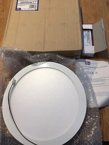 Tamlite EURO24LEDO/WW Ulta Slim LED 3000K 24W LED White & Driver 2000lm - Picture 1 of 5