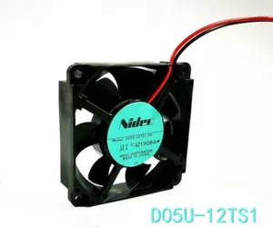 NIDEC D05U-12TS1 5013 50X50X13MM 12VDC 0.06AMP 2-PIN  Quiet Cooling Fan - Picture 1 of 2