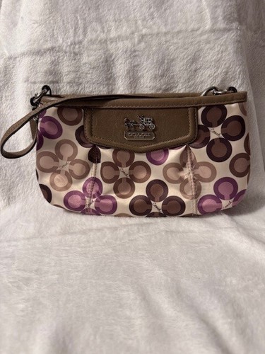Pochette Coach Madison Op Art Trifoglio