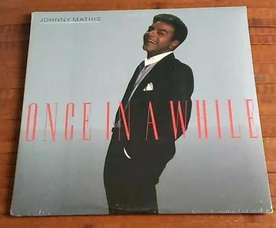 Johnny Mathis Once In Awhile 1988 Vinyl LP Record New Factory Sealed - Image 1 of 4