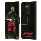 Official Friday The 13Th Part Viii Graphics Leather Book Case For Nokia Phones