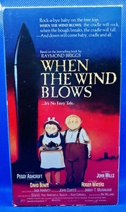 Movie When The Wind Blows- VHS• IVE Release •David Bowie Roger Waters Pink Floyd - Picture 1 of 10
