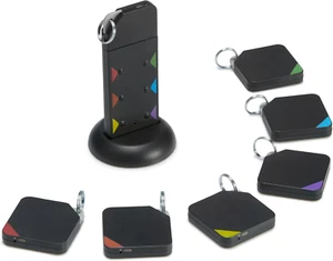 Key Finder, Wallet, Pet, Phone, Item Locator - 6 Smart Trackers, 1 Remote, 100 F - Picture 1 of 12