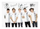 ONE DIRECTION AUTOGRAPH SIGNED PHOTO POSTER