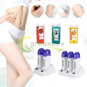 US Roll on depilatory wax heater cartridge Warmer Hair Removal waxing Tool kit - Picture 1 of 20