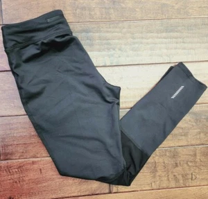 Lands' End Girls' Active Workout Leggings with Mesh Detail-Black-(XL 16)NWOT - Picture 1 of 7