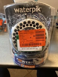 Waterpik Soffione doccia singolo montaggio a parete basso flusso 9 getti cromato 4,5" YAT-933E - Foto 1 di 2