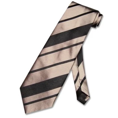Corbata Vesuvio Napoli Color Sólido Tejido Diseño a Rayas Corbata para Esmoquin o Traje Foto 1 de 2