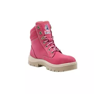 Acero Azul SOUTHERN CROSS S3 Rosa Nubuck Mujer Puntera/Entresuela Bota de Seguridad - Imagen 1 de 1